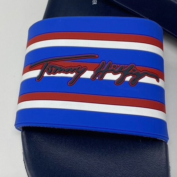 Tommy Hilfiger Szs 8/10 Ombre Stripe Molded Slide Sandal (Women) NWOT - Picture 4 of 11
